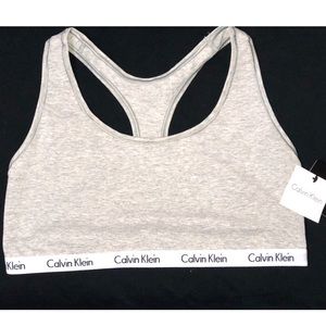 CALVIN KLEIN NWT Sports Bra Modern Cotton Large